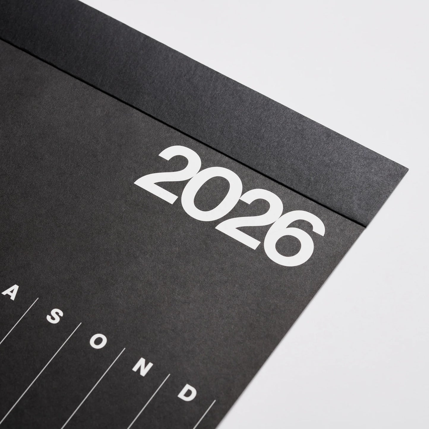 Stendig Black V Calendar 2026