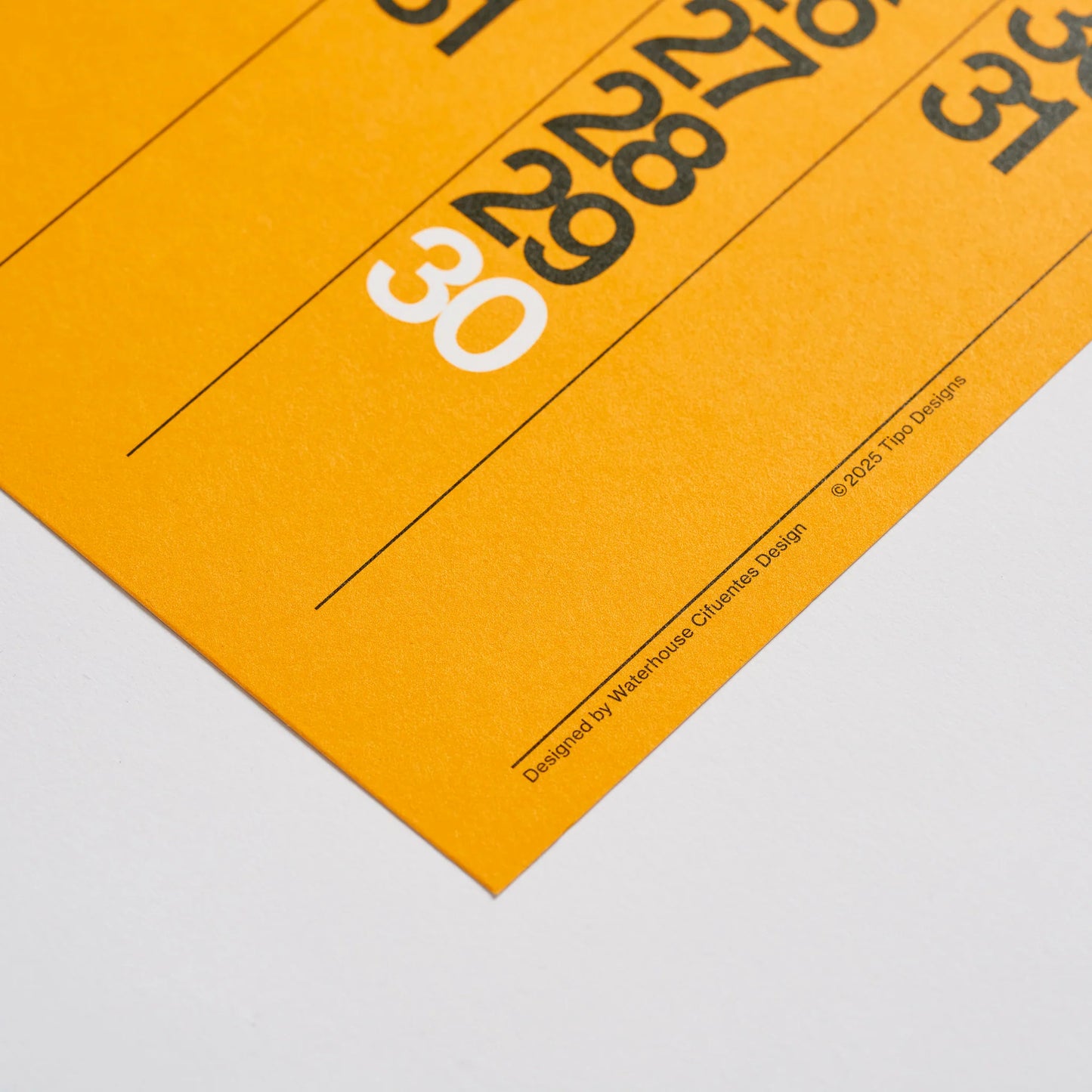 Stendig Yellow V Calendar 2026
