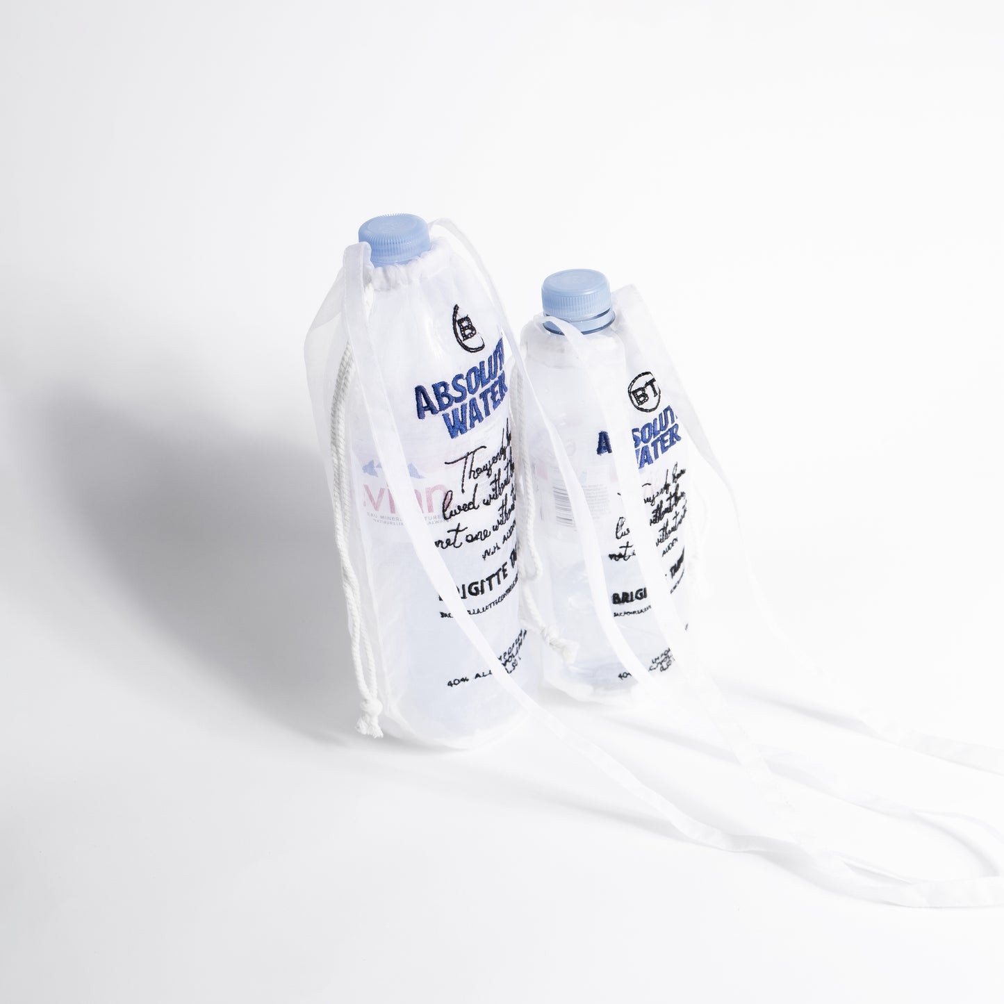 Brigitte Tanaka Absolut Water Organza Pouch Bag - Small