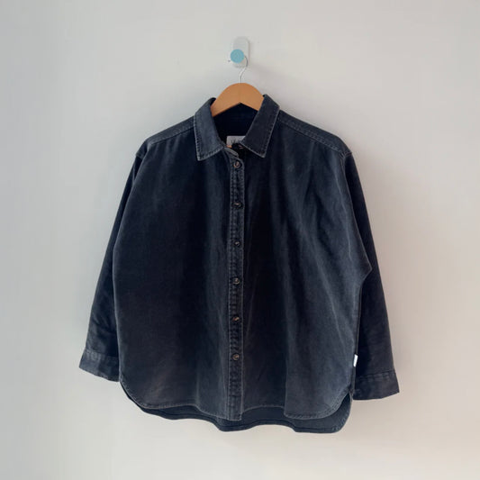 Le Bon Shoppe Theo Black Heavy Denim Jacket