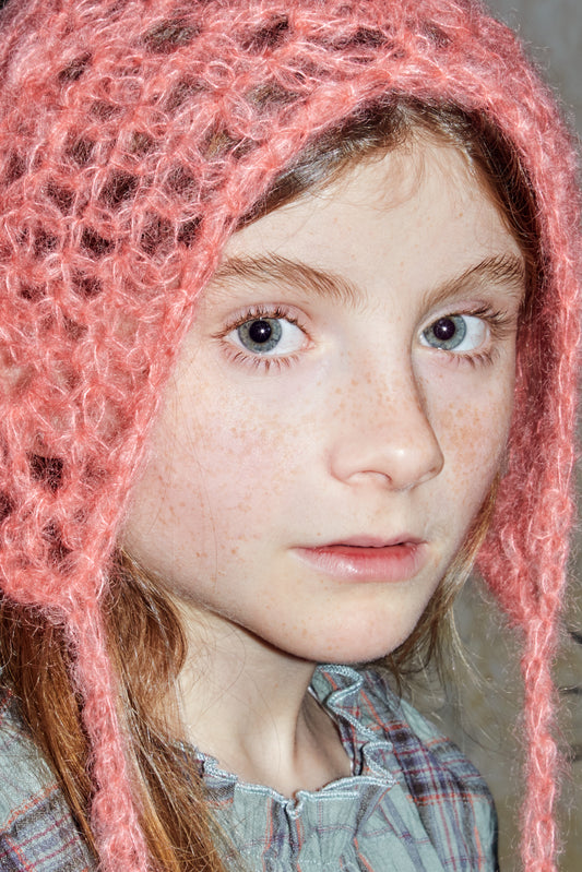 Tom & Boy Coral Mohair Hood