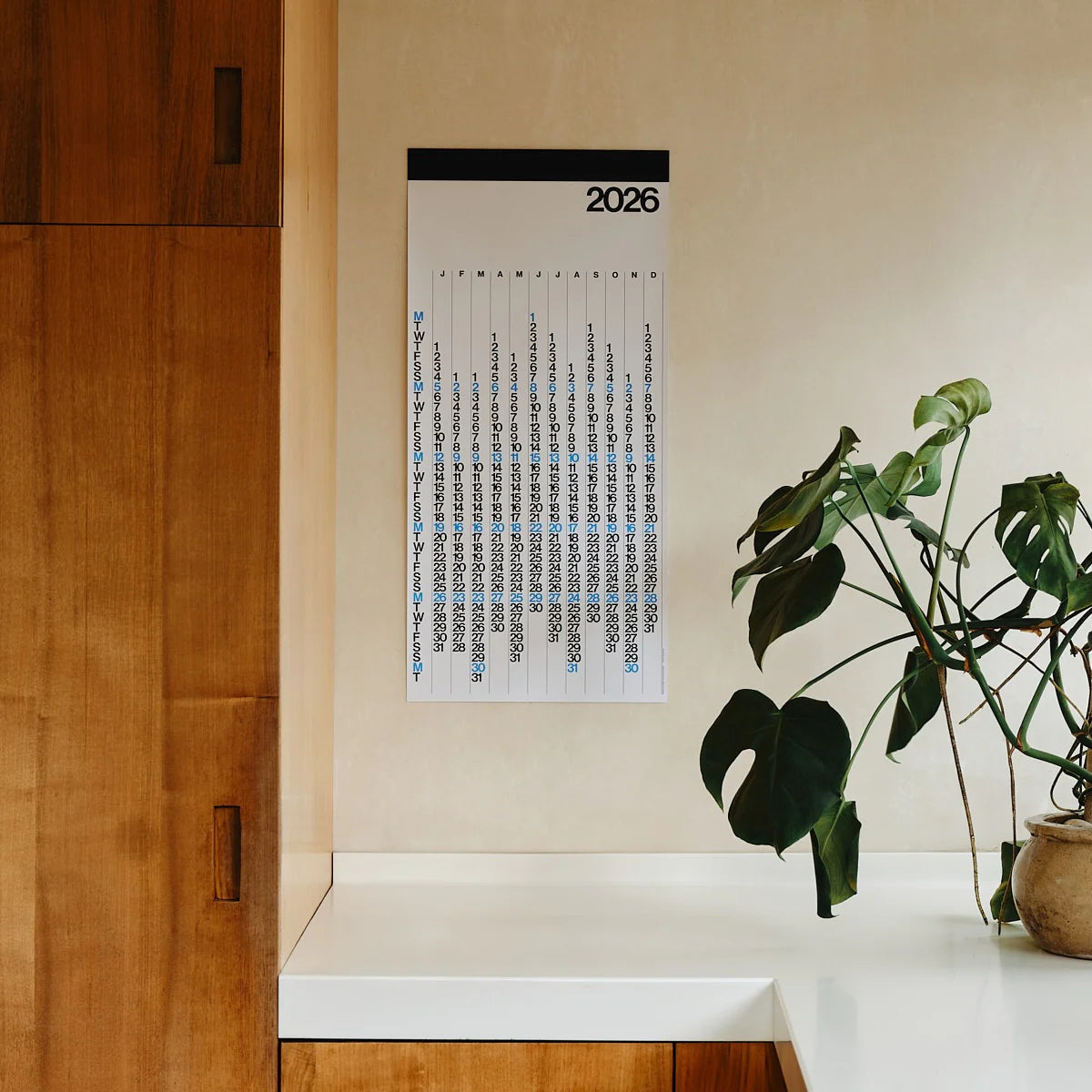 Stendig White V Calendar 2026
