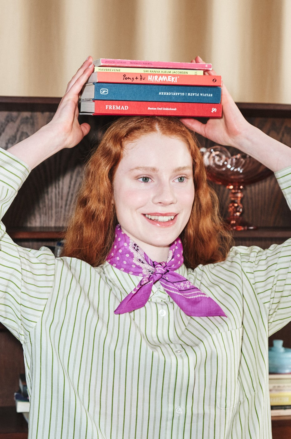 Becksöndergaard Off White/Green Suri Pyjamas Set