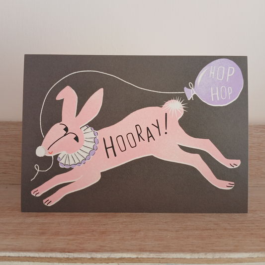 'Bunny Hop' Birthday Card