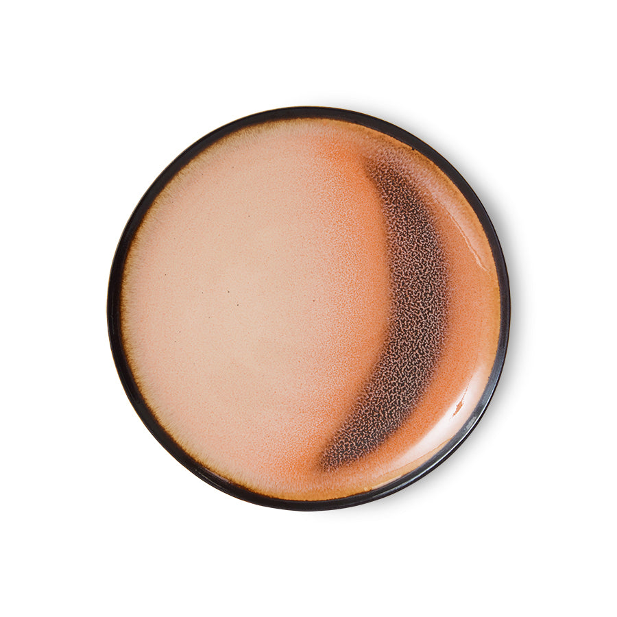 HKliving 70's Ceramics Horizon Desert Plates (Set of 2)