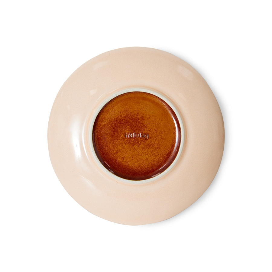 HKliving 70's Ceramics Horizon Desert Plates (Set of 2)
