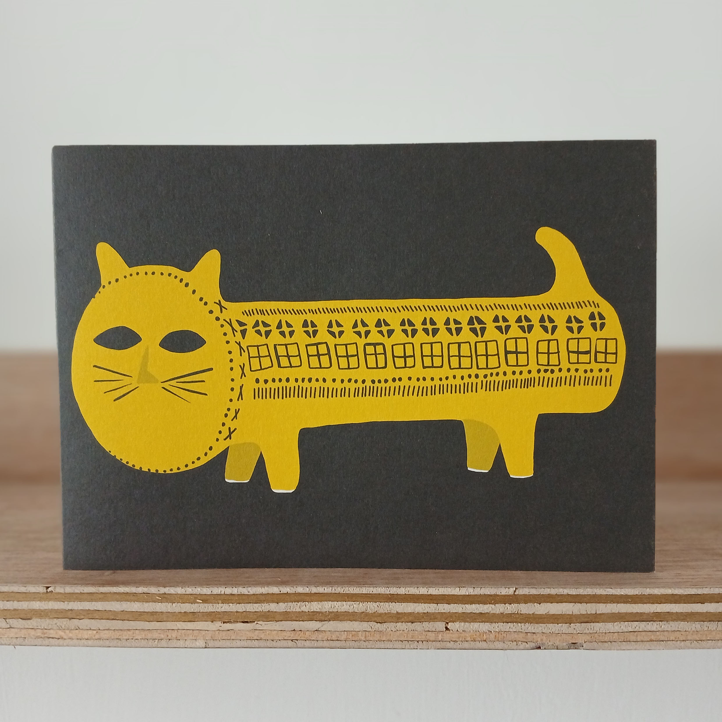 Bitossi Cat Greeting Card