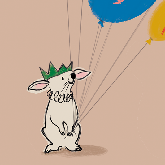 Smudge Balloons Greeting Card