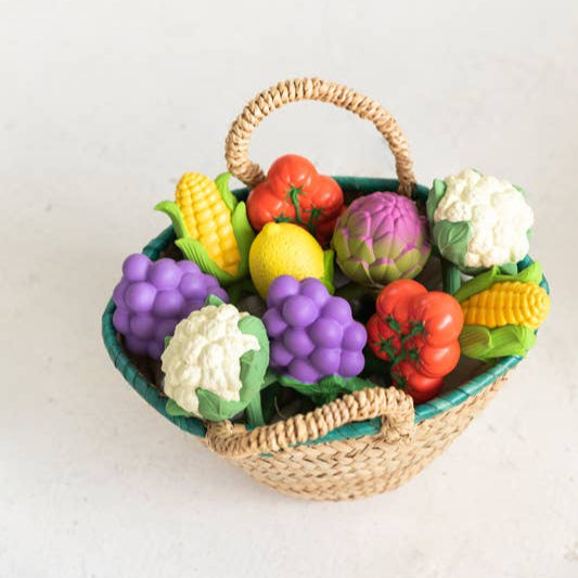 Corn Natural Rubber Baby Rattle