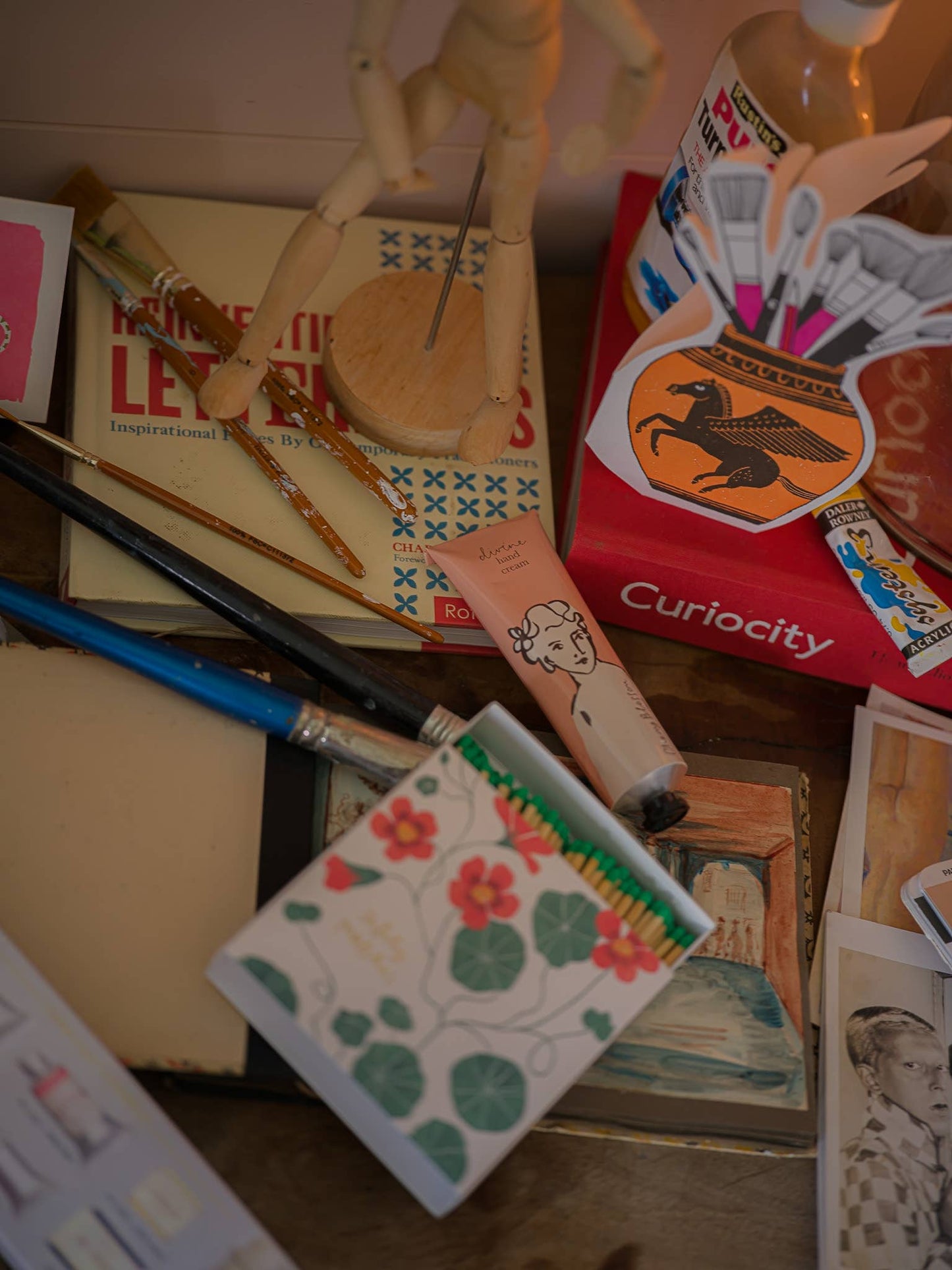 The Artists Pot Letterpress Greeting Card