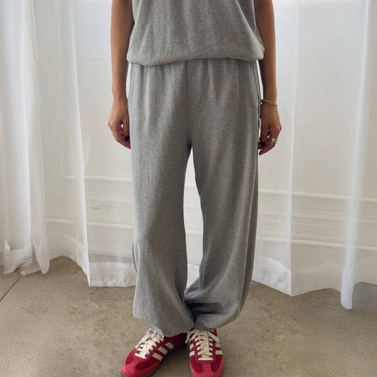 Le Bon Shoppe Heather Grey Balloon Pants