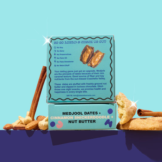 Snickerdoodle Cookie Chocolate Covered Dates