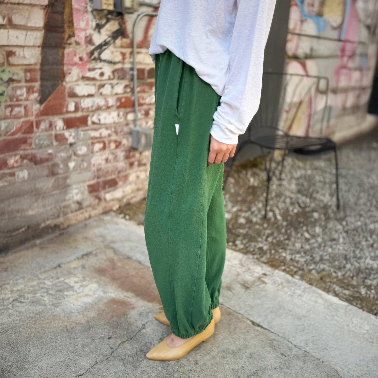 Le Bon Shoppe Moss Green Balloon Pants
