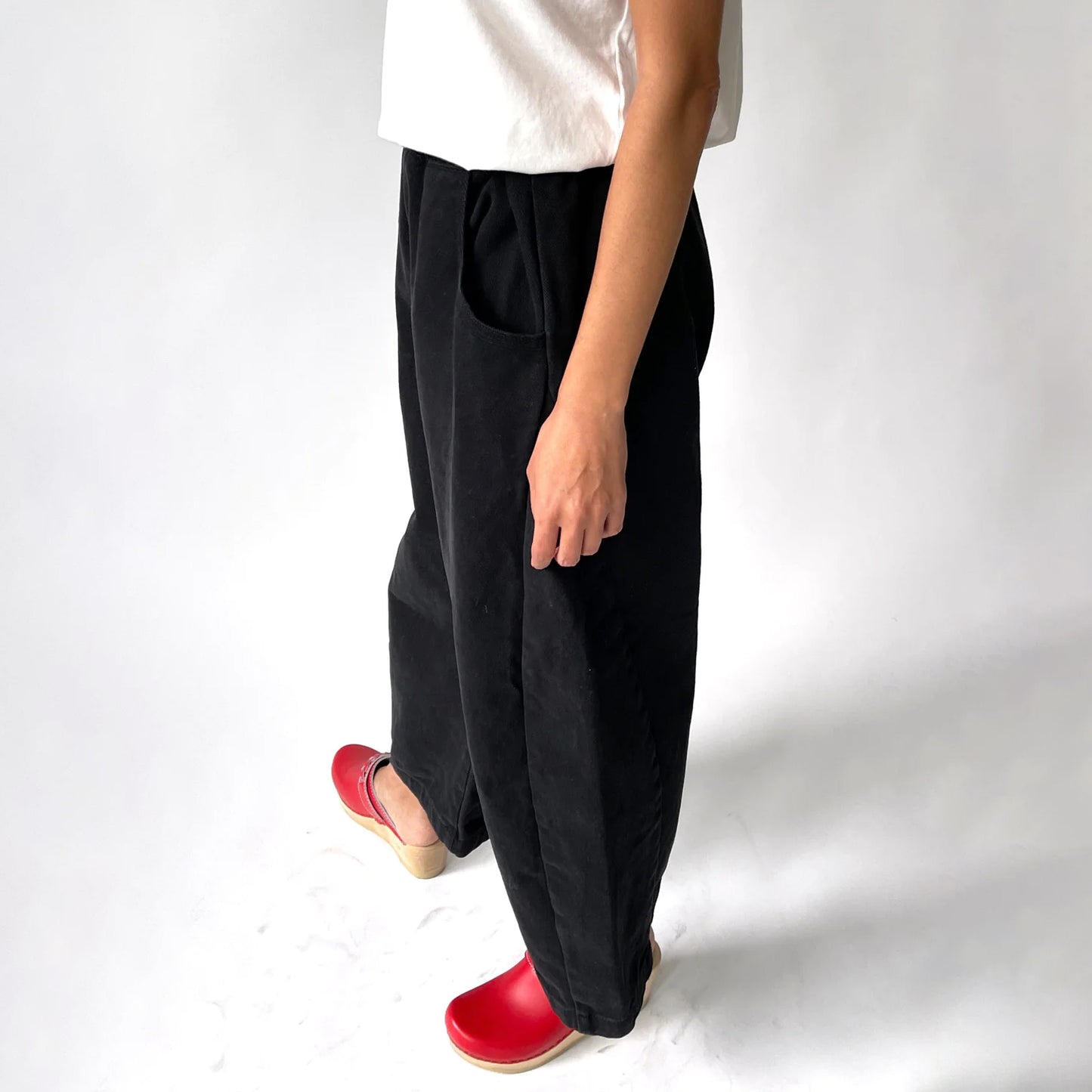 Le Bon Shoppe Black Canvas Arc Pants