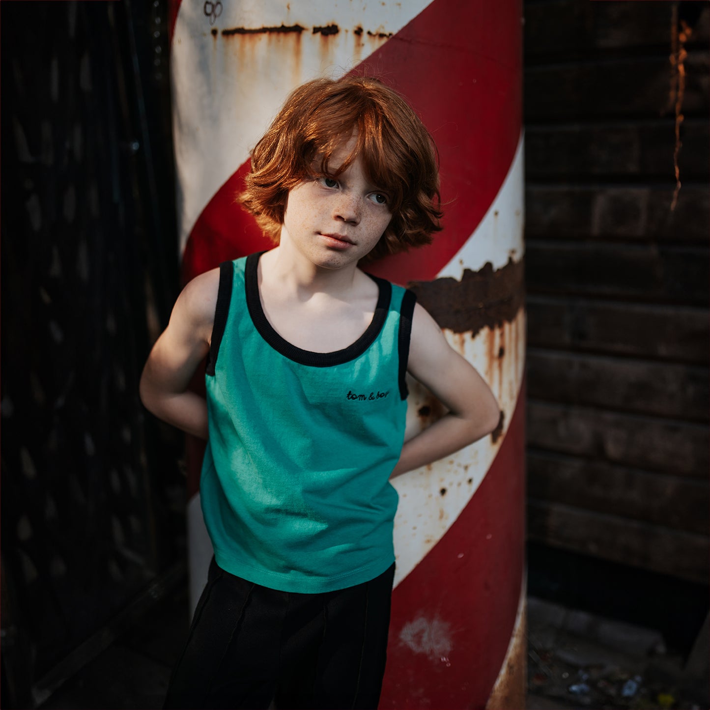 Tom & Boy Green Tank Top