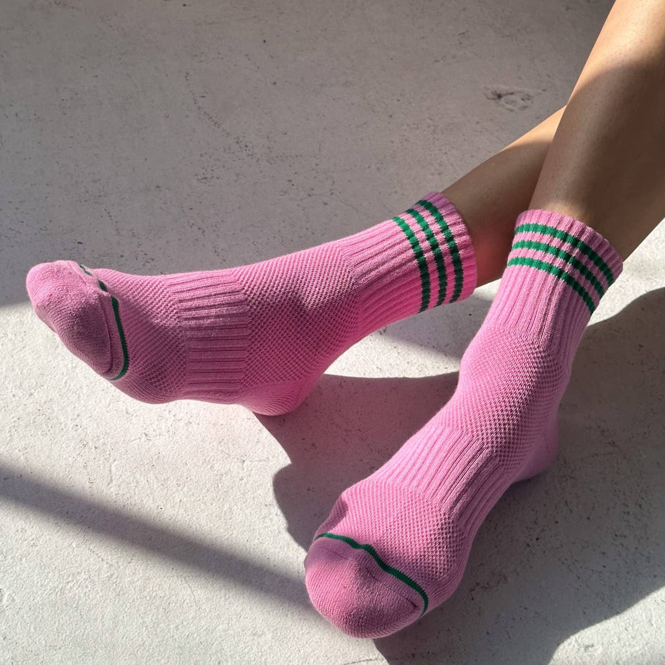 Le Bon Shoppe Rose Pink Girlfriend Socks