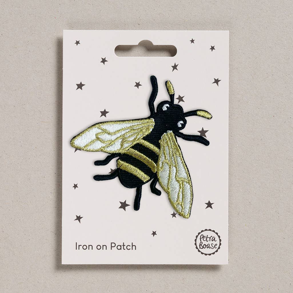 Bee Iron on Patch Bee