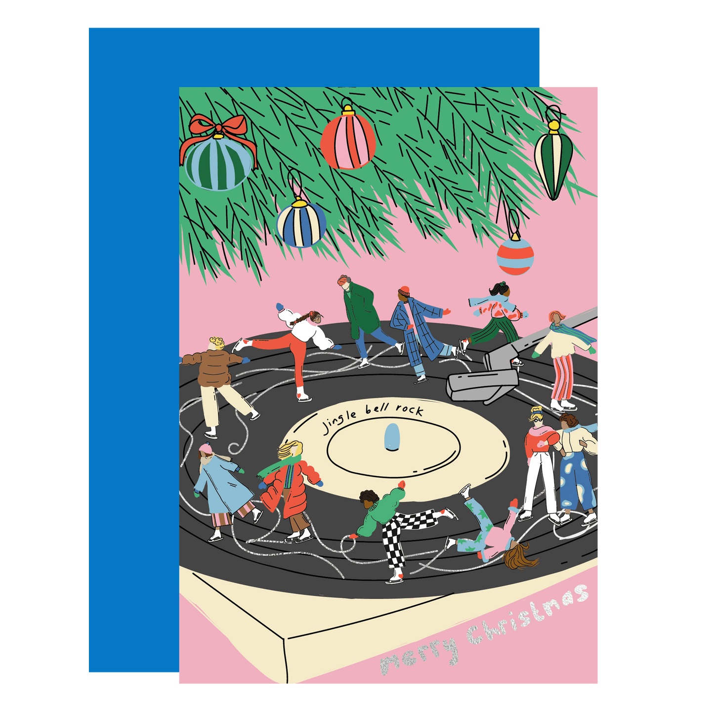 Jingle Bell Rock Christmas Greeting Card