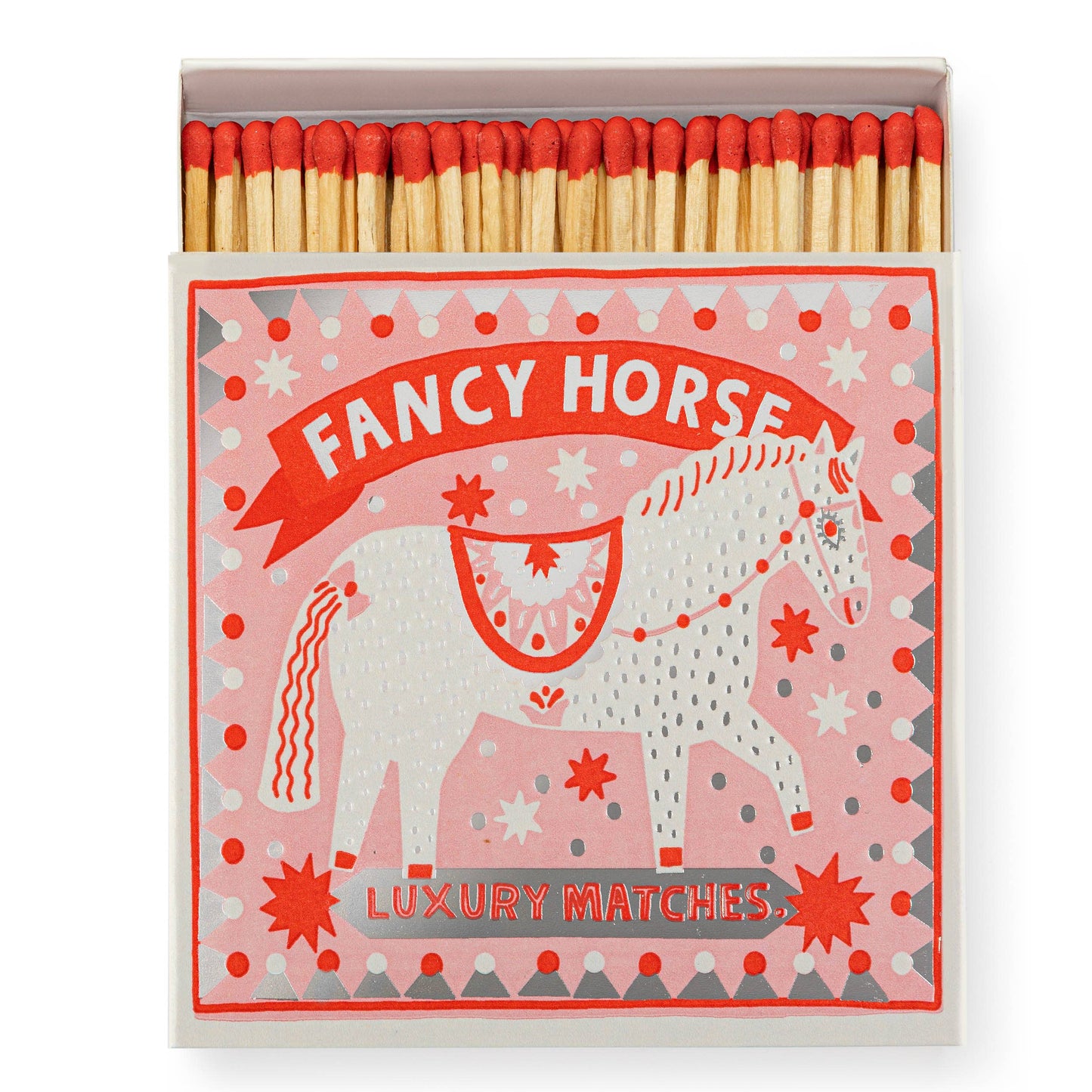 Fancy Horse Square Matchbox