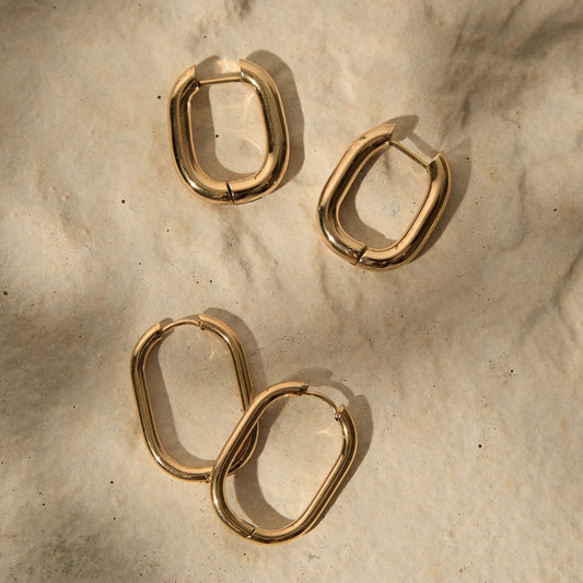 Gold Suki Hoops