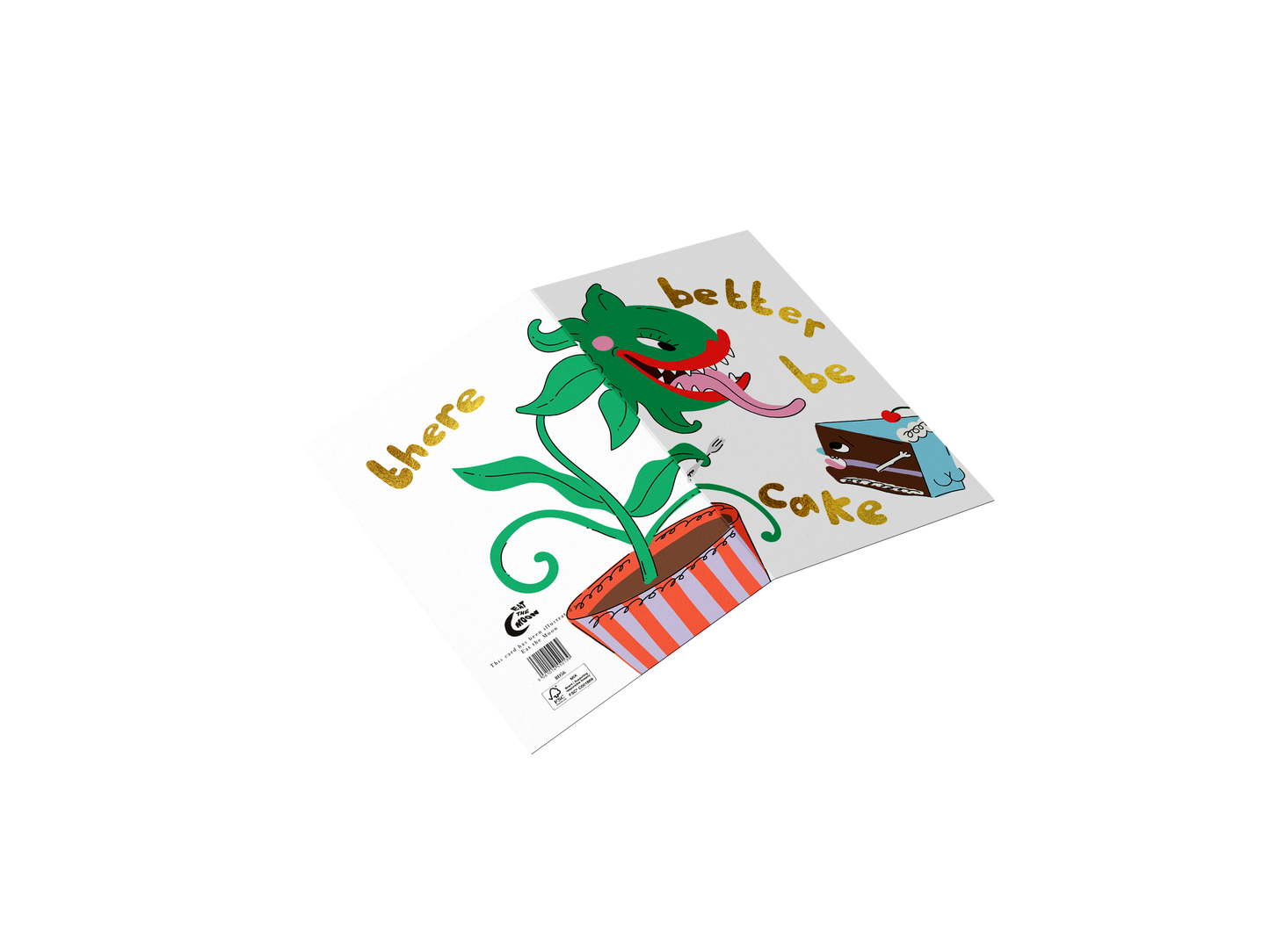 Children's book with a green character and text on a white background