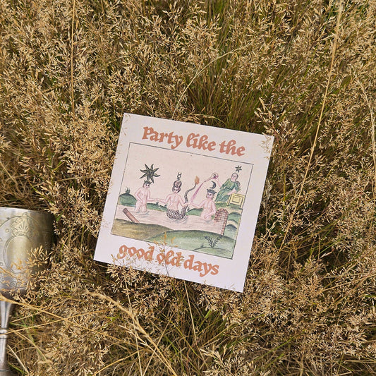 Party Like the Good Old Days Greeting Card