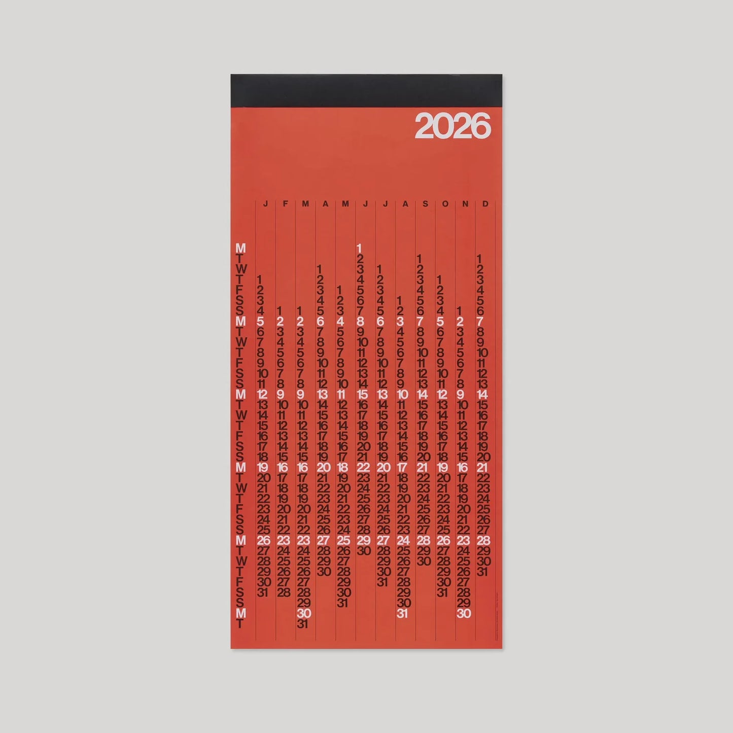 Stendig Red V Calendar 2026