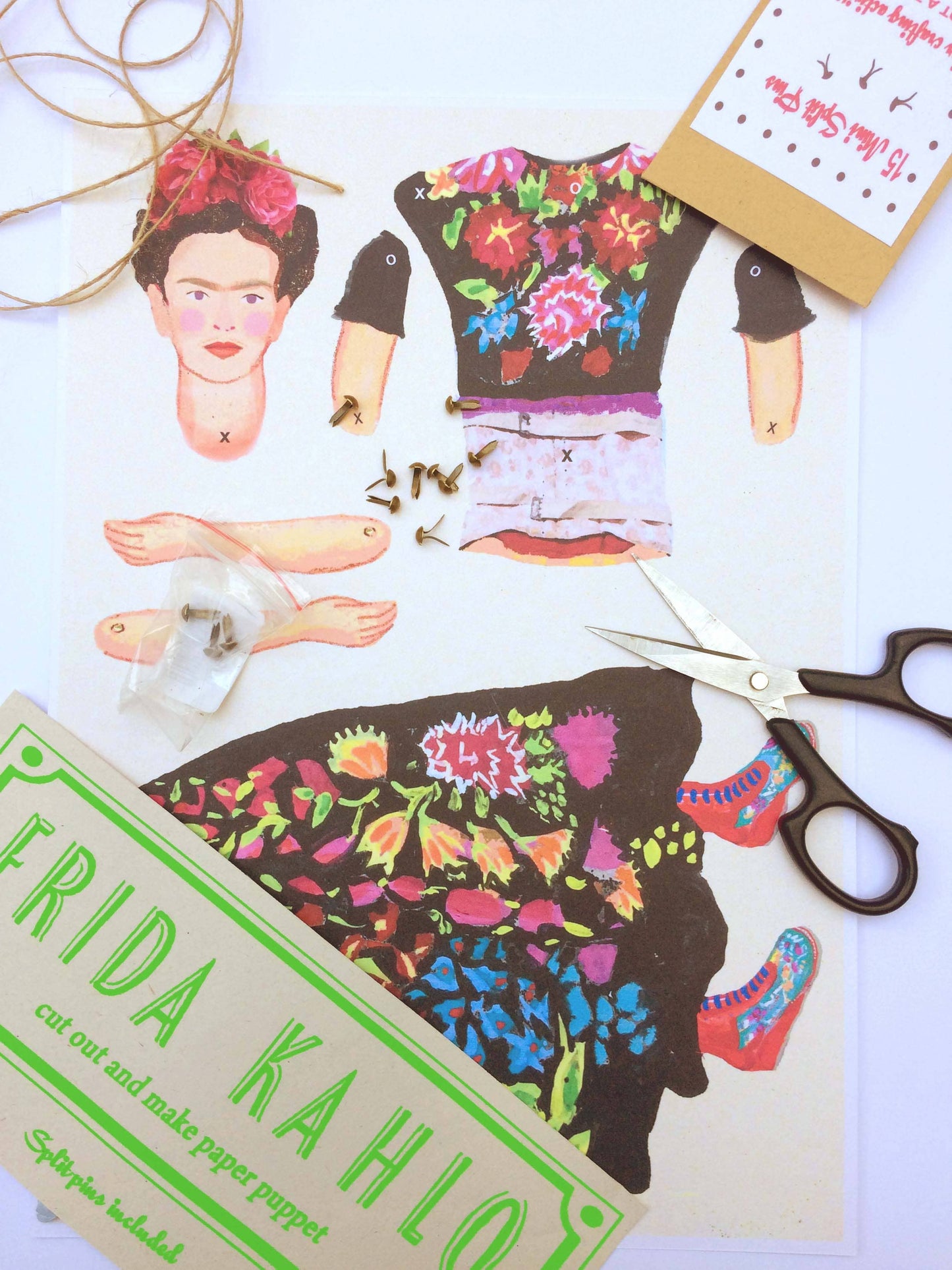 Frida Cut Out and Make Puppet