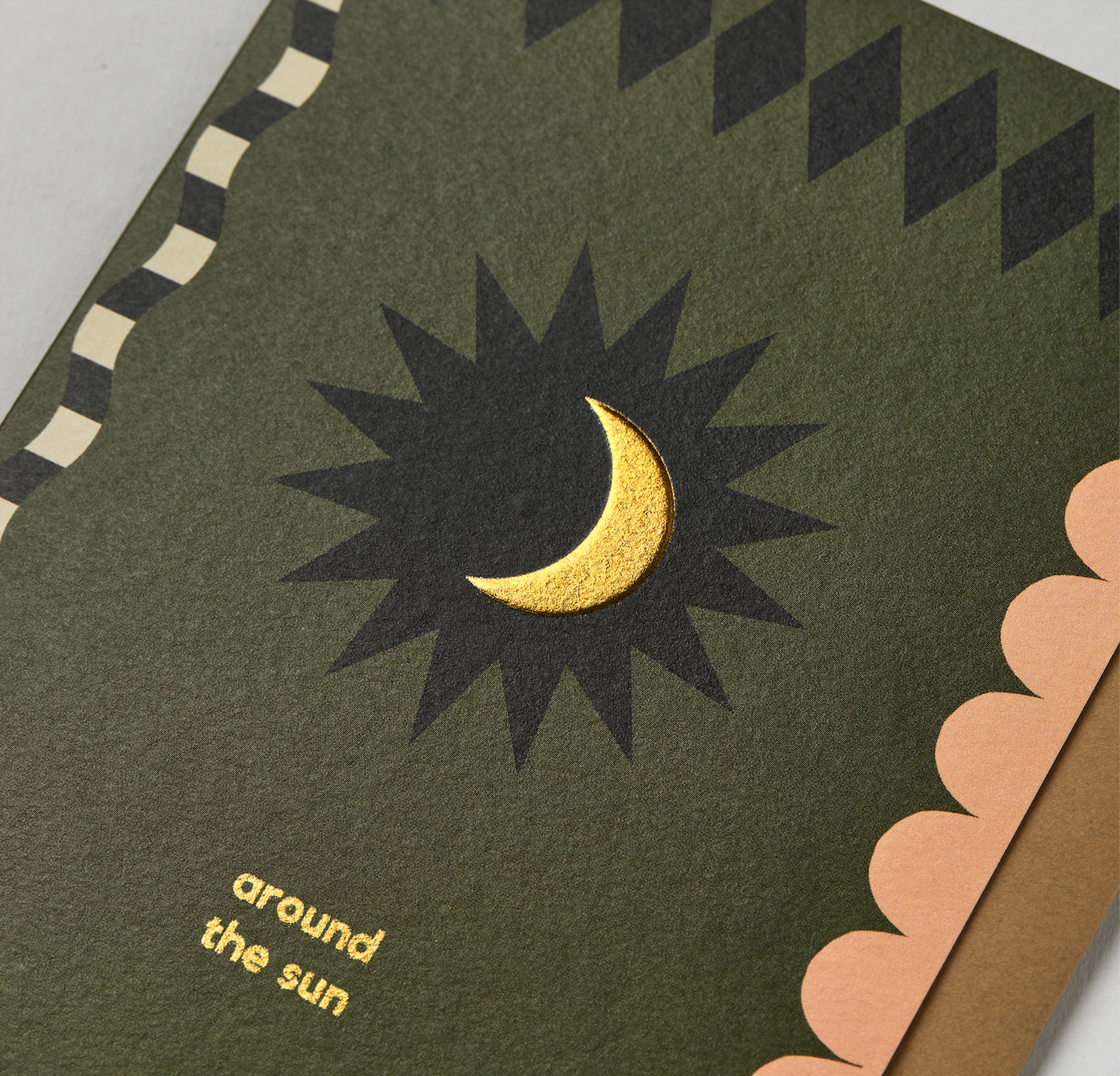 Around The Sun Greeting Card