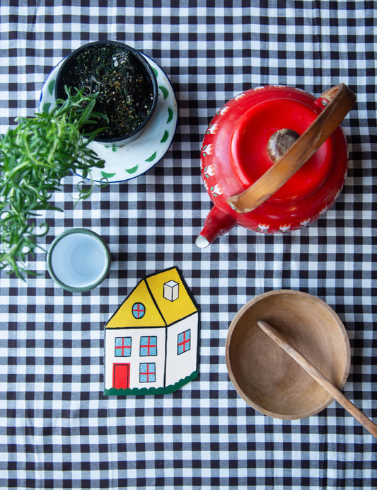 Cosy Home Die Cut Greeting Card