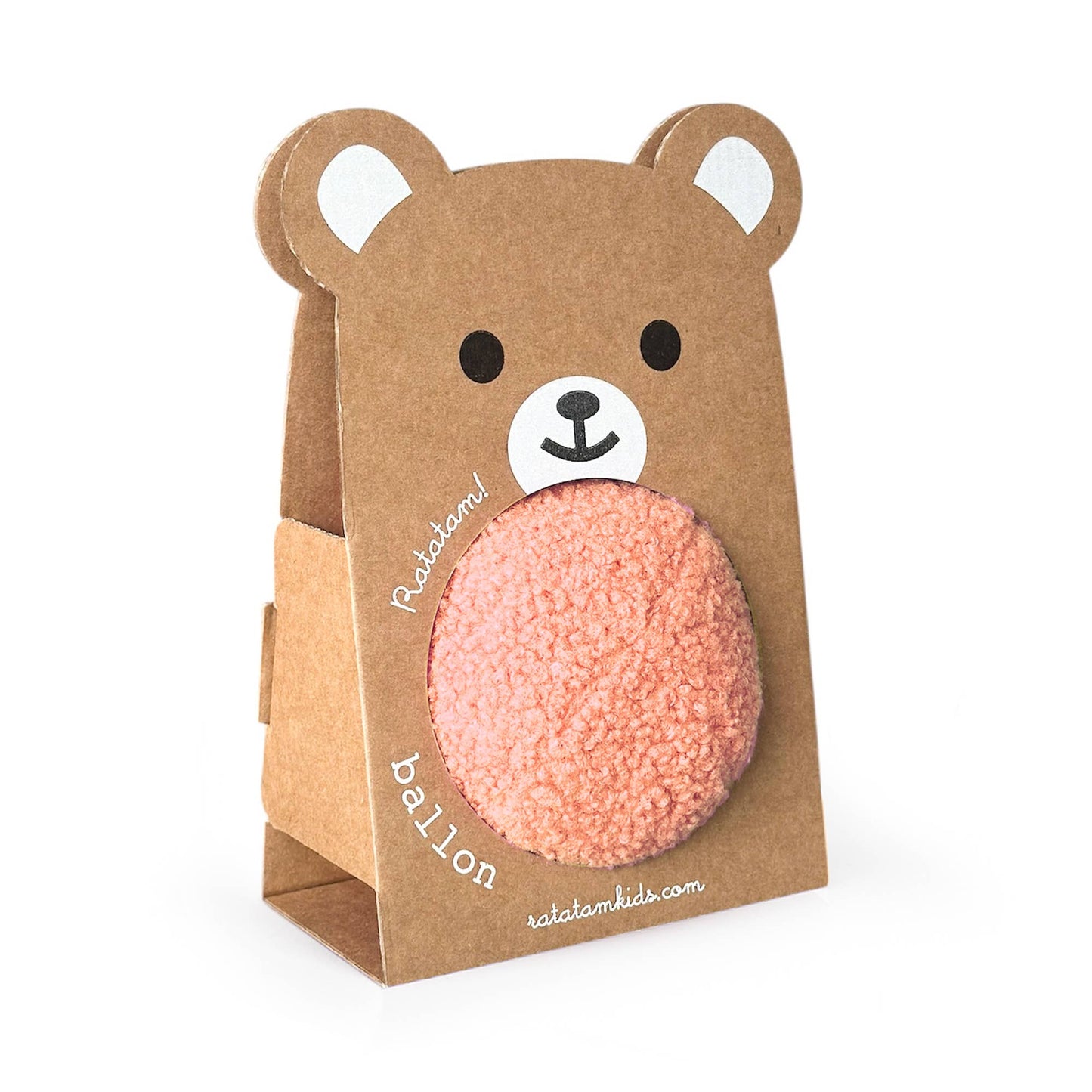 Ratatam! Baby Teddy Bear Ball 12cm Coral