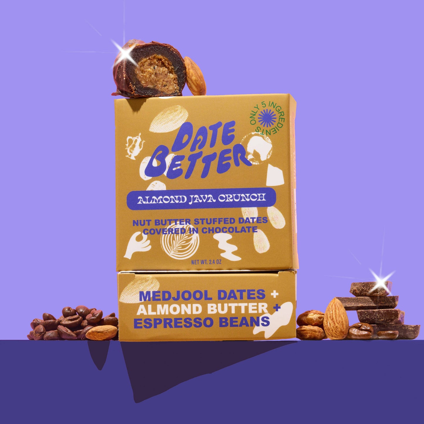 Java Crunch Chocolate Covered Dates