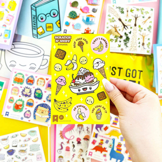 Split Decision Scratch 'n' Sniff Stickers