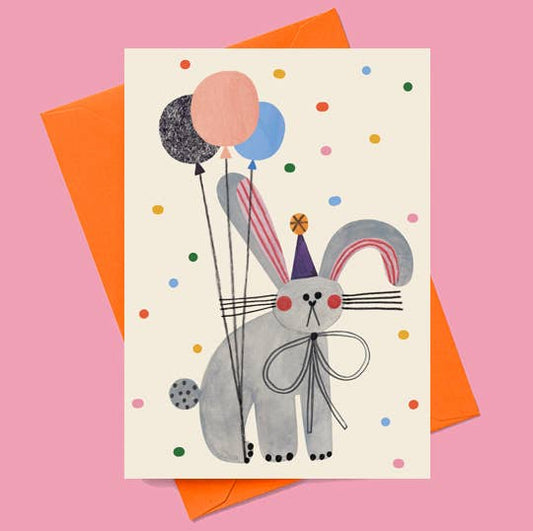 Party Bunny Greeting Card