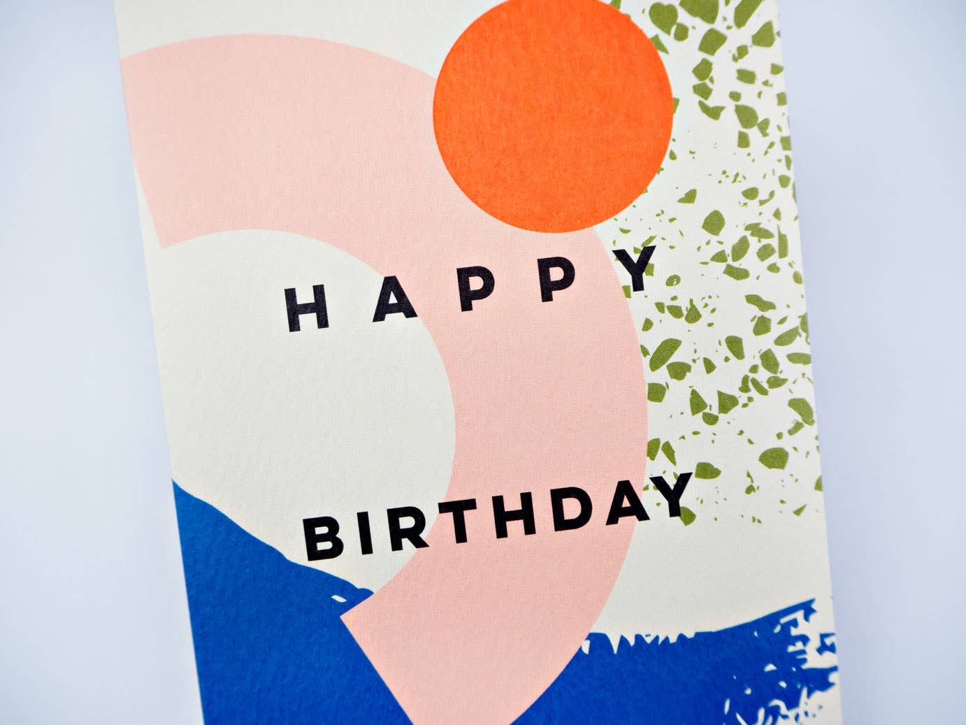 The Completist - Memphis Brush Birthday Greeting Card