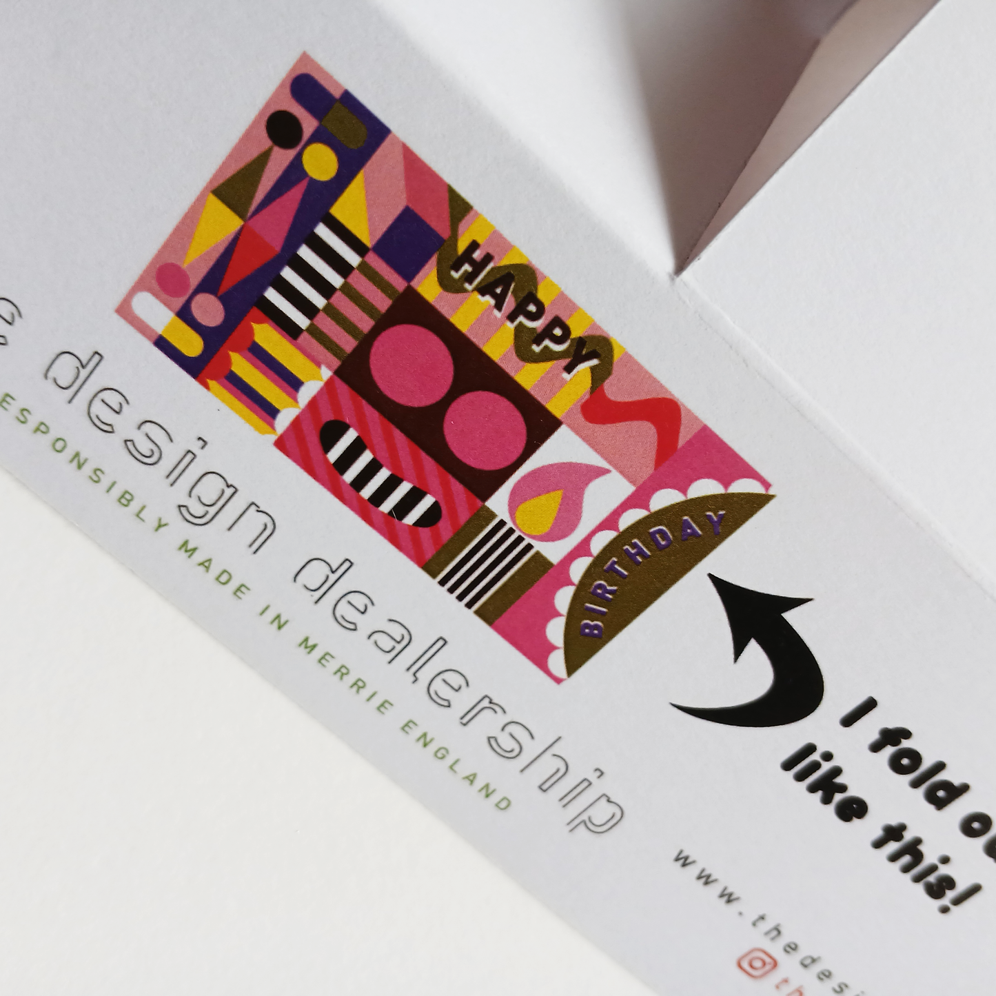 Birthday Banger Mega Fold Greeting Card