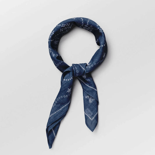 Becksöndergaard Navy Blue Anglasia Cotta Scarf