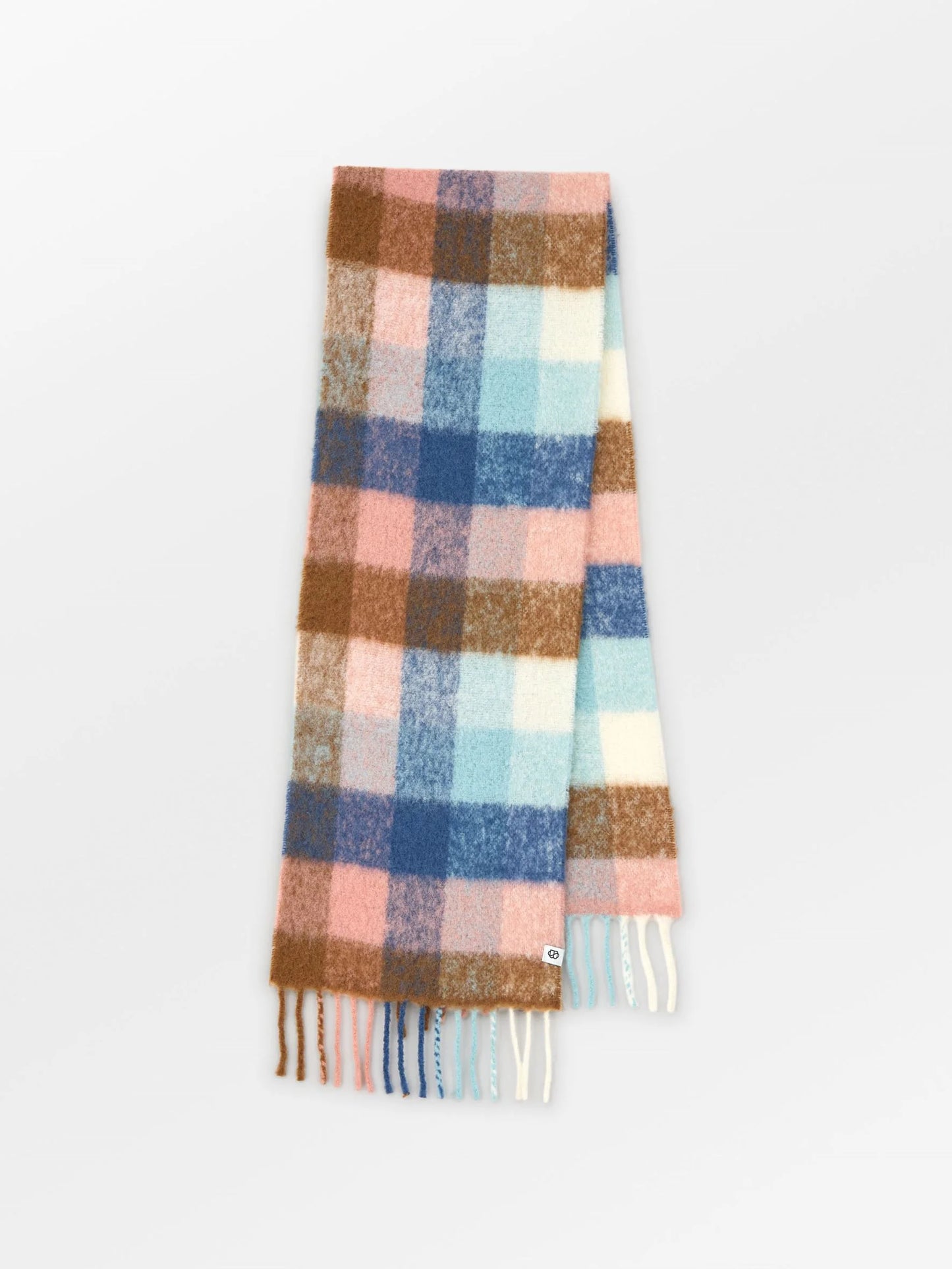 Becksöndergaard Cinnamon Brown Check Anilopa Scarf