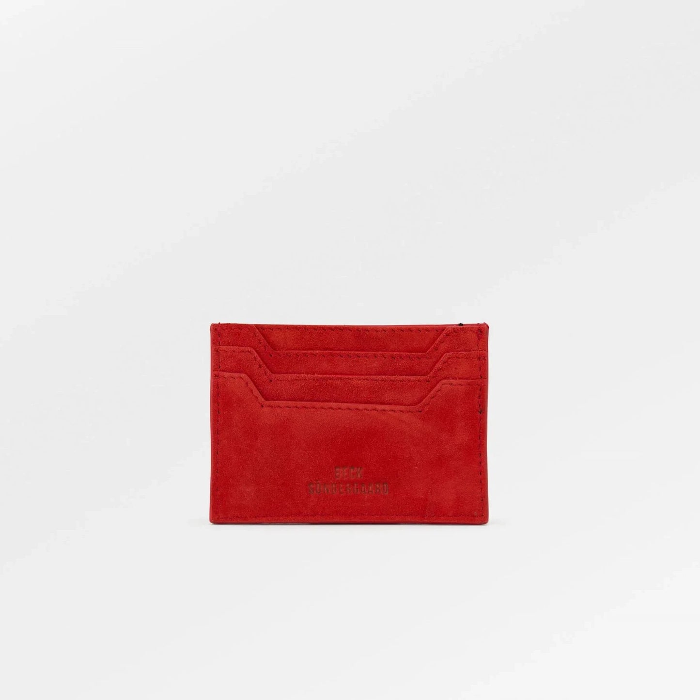 Becksöndergaard Adrenaline Red Suede Card Holder