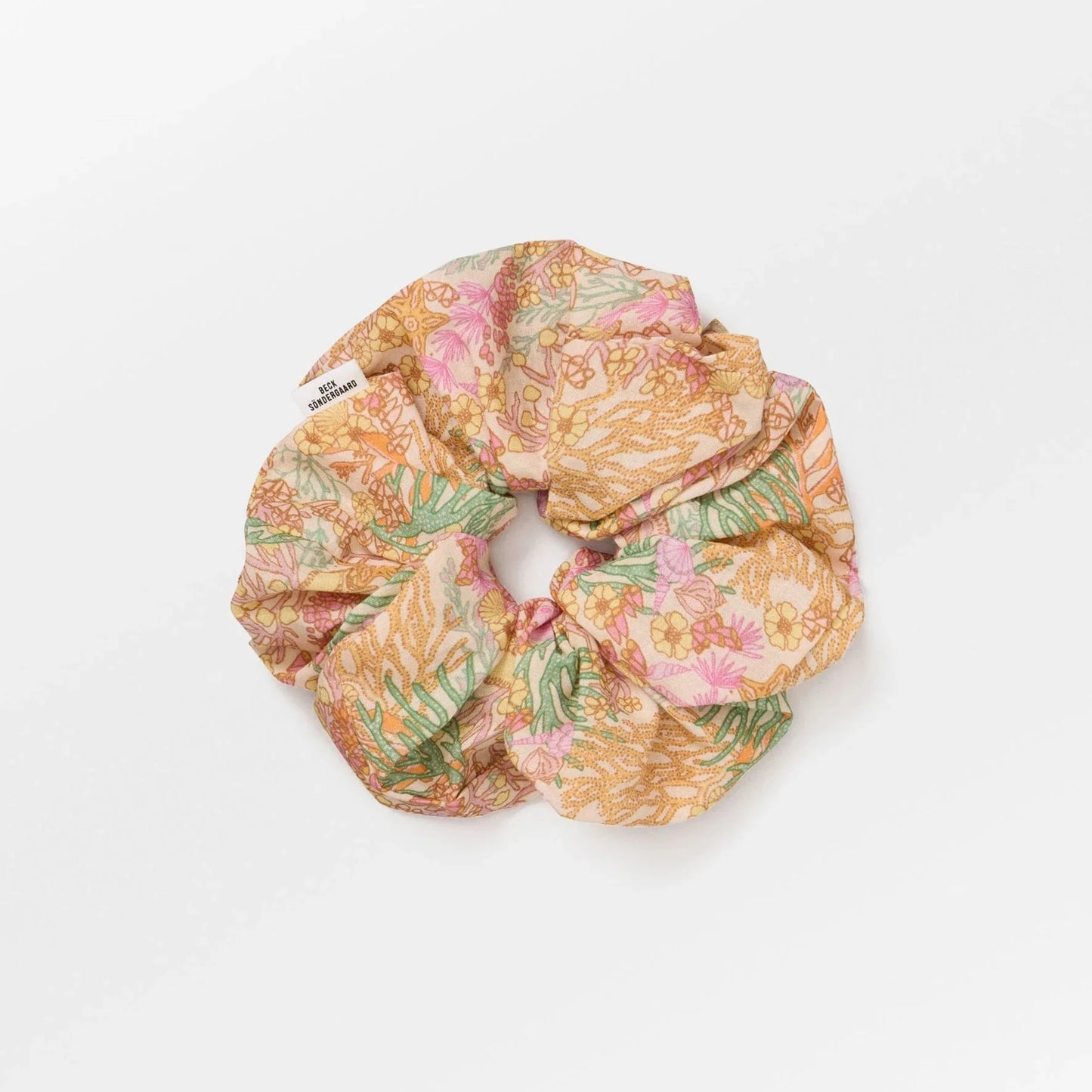 Becksöndergaard Coneflower Pink Corallo Cotta Scrunchie