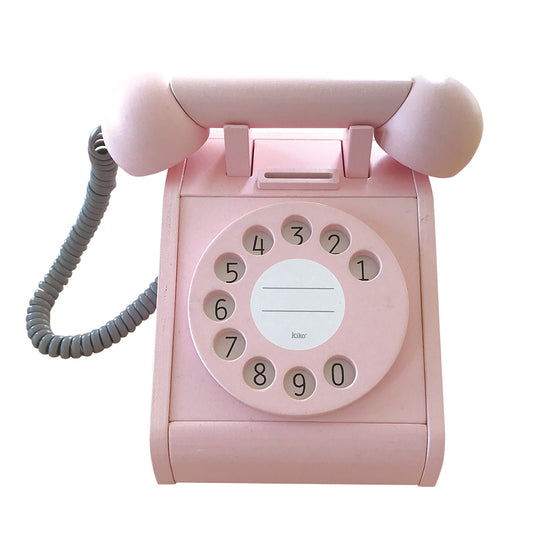 kiko+ & gg Pink Wooden Telephone