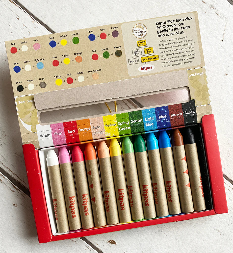 Kitpas Crayons Medium 12 Colours