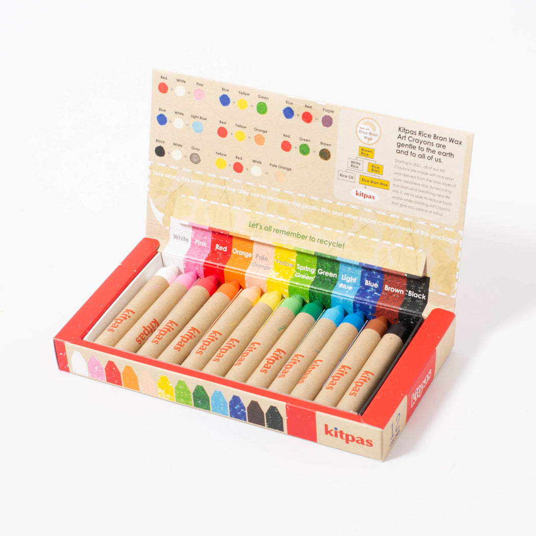 Kitpas Crayons Medium 12 Colours