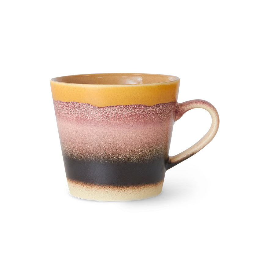 HKliving 70's Ceramics Sunset Cappucino Mug