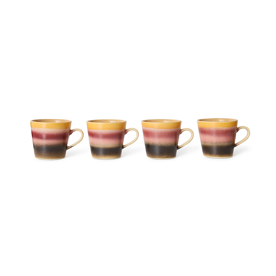 HKliving 70's Ceramics Sunset Cappucino Mug