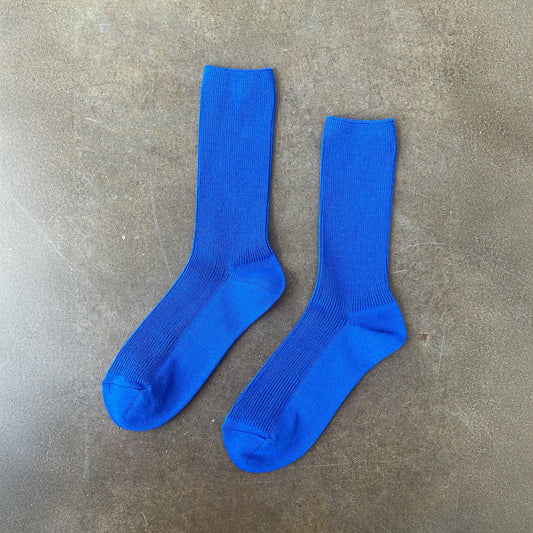 Le Bon Shoppe Blue Crisp Step Socks