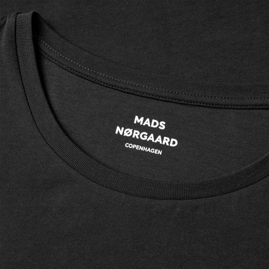 Mads Nørgaard Black Fine Jersey Teasy Tee