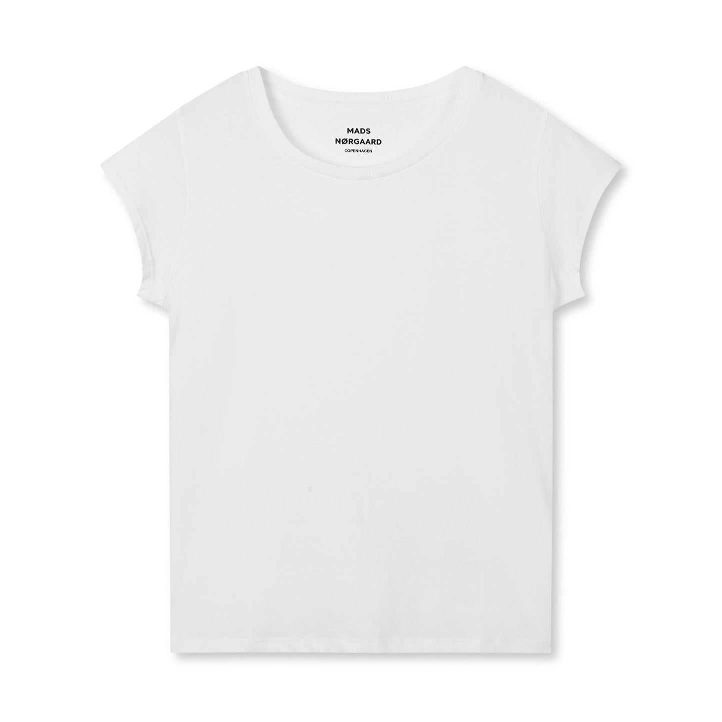 Mads Nørgaard White Fine Jersey Teasy Tee