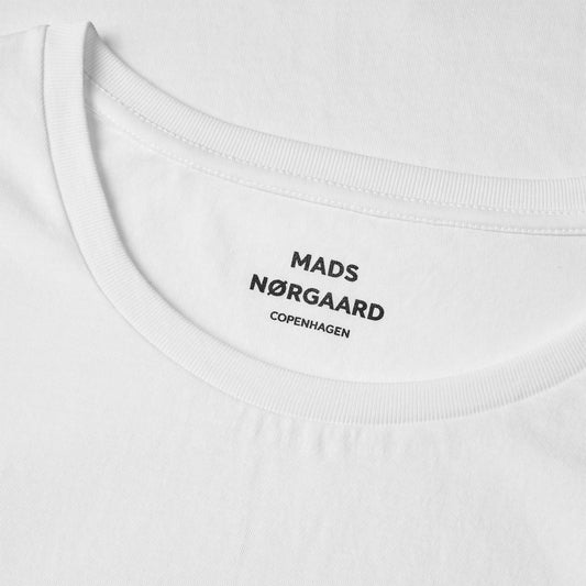 Mads Nørgaard White Fine Jersey Teasy Tee
