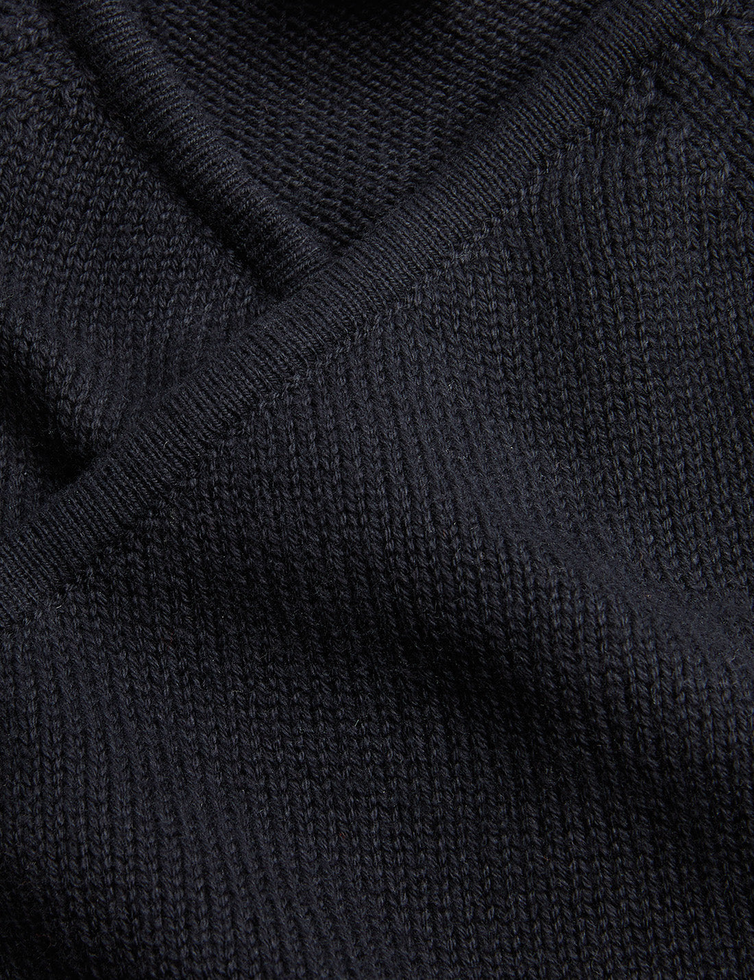 Close-up of a textured black fabric